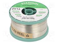 Soldering wire; Sn96,5Ag3Cu0,5; 0.7mm; 250g; lead free; reel; 1.6% STANNOL