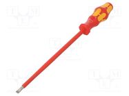 Screwdriver; insulated; slot; 6,5x1,2mm; Blade length: 200mm WERA