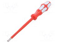 Screwdriver: insulated; slot; 5.5x1mm; Blade length: 125mm WERA