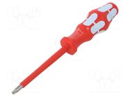 Screwdriver: insulated; Torx®; TX25; Blade length: 100mm WERA