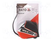 Measuring tape; L: 8m; Width: 25mm; ABS,metal; Class: II; measure YATO