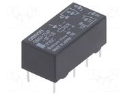Relay: electromagnetic; DPDT; Ucoil: 12VDC; Icontacts max: 2A; G6A OMRON Electronic Components
