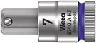 8740 A HF Zyklop bit socket with holding function, 1/4" drive, 7.0x28.0, Wera