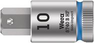 8740 B HF Zyklop bit socket with holding function, 3/8" drive, 10.0x38.5, Wera