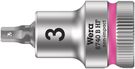 8740 B HF Zyklop bit socket with holding function, 3/8" drive, 3.0x35.0, Wera