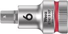 8740 B HF Zyklop bit socket with holding function, 3/8" drive, 6.0x35.0, Wera