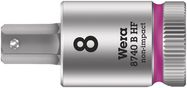 8740 B HF Zyklop bit socket with holding function, 3/8" drive, 8.0x38.5, Wera