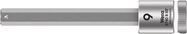 8740 B HF Zyklop bit socket with holding function, 3/8" drive, 9.0x100.0, Wera
