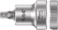 8740 B HF Zyklop bit socket with holding function, 3/8" drive, 9/64"x35.0, Wera