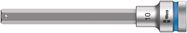 8740 C HF Zyklop bit socket with 1/2" drive with holding function, 10.0x140.0, Wera