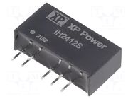 Converter: DC/DC; 2W; Uin: 24VDC; Uout: 12VDC; Uout2: -12VDC; SIP; THT XP POWER