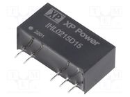 Converter: DC/DC; 2W; Uin: 13.5÷16.5V; Uout: 15VDC; Uout2: -15VDC XP POWER