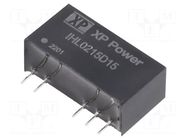 Converter: DC/DC; 2W; Uin: 13.5÷16.5VDC; Uout: 15VDC; Uout2: -15VDC XP POWER