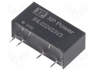 Converter: DC/DC; 2W; Uin: 21.6÷26.4V; Uout: 3.3VDC; Iout: 500mA XP POWER