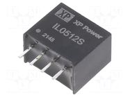 Converter: DC/DC; 2W; Uin: 5VDC; Uout: 12VDC; Iout: 168mA; SIP; THT; IL XP POWER