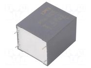 Capacitor: polypropylene; DC-Link; 40uF; ESR: 2.8mΩ; THT; ±5%; 28.7A KEMET