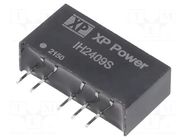 Converter: DC/DC; 2W; Uin: 24VDC; Uout: 9VDC; Uout2: -9VDC; SIP; THT XP POWER