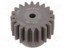 Spur gear; whell width: 40mm; Ø: 55mm; Number of teeth: 20; ZCL ELESA+GANTER
