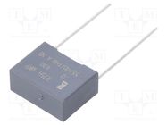 Capacitor: polypropylene; R75; 120nF; 18x7.5x13.5mm; THT; ±5%; 15mm KEMET