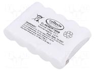 Re-battery: Ni-MH; AA; 6V; 1500mAh; soldering lugs; 71x15x52mm CELLEVIA BATTERIES