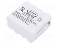 Re-battery: Ni-MH; AA; 9.6V; 1500mAh; soldering lugs; 58x30x52mm CELLEVIA BATTERIES