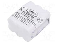 Re-battery: Ni-MH; AA; 7.2V; 1500mAh; soldering lugs; 46x30x52mm CELLEVIA BATTERIES