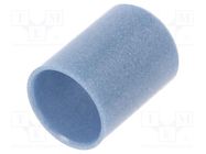 Bearing: sleeve bearing; Øout: 18mm; Øint: 16mm; L: 20mm; blue IGUS
