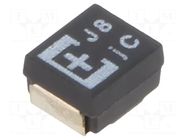 Capacitor: tantalum-polymer; 220uF; 6.3VDC; TPE; SMD; ±20%; 1000h PANASONIC