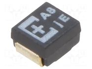 Capacitor: tantalum-polymer; 100uF; 6.3VDC; 1300mA; SMD; ±20%; 40mΩ PANASONIC