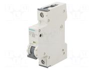 Circuit breaker; 230/400VAC; Inom: 2A; Poles: 1; Charact: D; 10kA SIEMENS