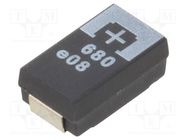 Capacitor: tantalum-polymer; 680uF; 2.5VDC; TPE; SMD; ±20%; 2000h PANASONIC