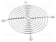 Guard; chrom-nickel steel; 120x120mm; screw; Ø4.57mm Qualtek Electronics