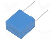 Capacitor: polypropylene; 1uF; THT; ±10%; 15mm; 450VDC; 220VAC EPCOS