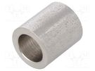 Spacer sleeve; 18mm; cylindrical; stainless steel; Out.diam: 16mm DREMEC