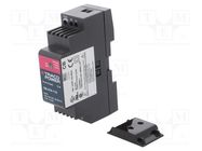 Power supply: switched-mode; for DIN rail; 15W; 12VDC; 1.25A; 79% TRACO POWER
