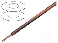 Wire; H05V-K,LgY; stranded; Cu; 2.5mm2; PVC; black-red; 300V,500V BQ CABLE