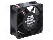 Fan: DC; axial; 12VDC; 60x60x25mm; 28.8m3/h; 23.5dBA; ball bearing PANASONIC