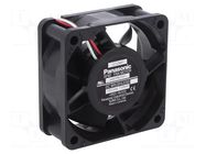 Fan: DC; axial; 12VDC; 60x60x25mm; 28.8m3/h; 23.5dBA; ball; 3500rpm PANASONIC