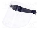 Face protection; 1mm; hinged visor,adjustable head strap LAHTI PRO