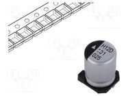 Capacitor: electrolytic; SMD; 100uF; 25VDC; Ø8x10.5mm; 2000h; 220mA KYOCERA AVX