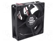 Fan: DC; axial; 24VDC; 92x92x25mm; 67.8m3/h; 25dBA; ball; 2400rpm PANASONIC