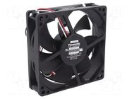 Fan: DC; axial; 24VDC; 92x92x25mm; 57m3/h; 22dBA; ball; 2050rpm PANASONIC