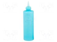 Cleanroom acces: dosing bottles; 450ml; dissipative; polyetylene EUROSTAT GROUP