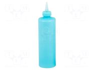 Cleanroom acces: dosing bottles; 450ml; dissipative; polyetylene EUROSTAT GROUP