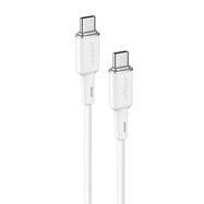 Acefast C2-03-CC USB-C - USB-C PD QC cable 60W 3A 480Mb/s 1.2m - white, Acefast