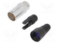 Plug; RJ45; Cat: 5e; w/o contacts,shielded; Layout: 8p8c; Mat: metal CLIFF