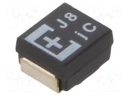 Capacitor: tantalum-polymer; 220uF; 6.3VDC; 950mA; SMD; POSCAP TPE PANASONIC