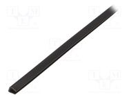 Hole and edge shield; polyetylene; L: 30.5m; black; H: 4.7mm PANDUIT