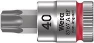 8767 A HF TORX® Zyklop bit socket with holding function, 1/4" drive, TX 40x28.0, Wera