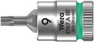 8767 A HF TORX® Zyklop bit socket with holding function, 1/4" drive, TX 9x28.0, Wera